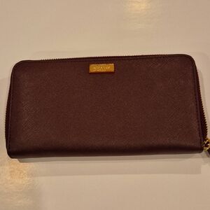 Kate Spade Aubergine/Purple Colored Wallet